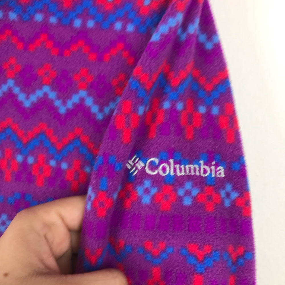 Columbia Fleece Turtle Neck Pullover Small - Picture 3 of 6